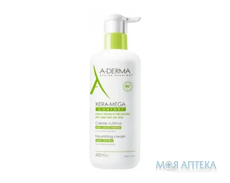 A-Derma Xera-Mega Confort (А-Дерма Ксера Мега Комфорт) Живильний крем для сухої та дуже сухої шкіри 400 мл