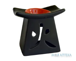 Аромалампа пірамідка Вогонь із червоним. чашею