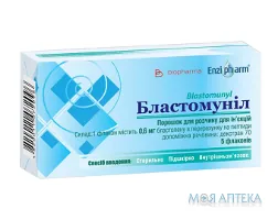 Бластомуніл пор. д/п ін. р-ну 0,6 мг фл. №5