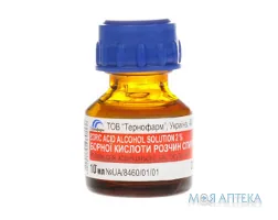 Борної Кислоти Розчин Спиртовий р-н спирт. д/зовн. заст. 2% фл. 10 мл