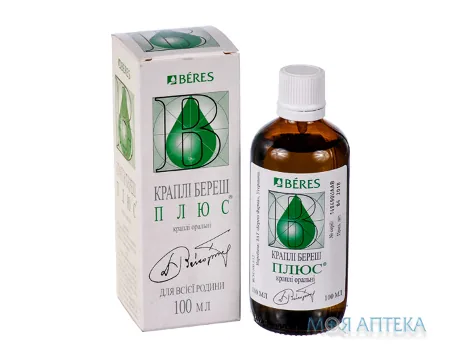 Краплі Береш Плюс крап. орал. фл. 100 мл №1