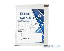 Борная кислота пор. 10 г пакет Виола ФФ (Украина, Запорожье)