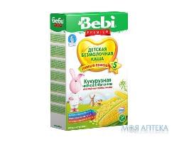 Каша Безмолочная Bebi Premium (Беби Премиум) кукурузное, низкоаллергенных с пребиотиками, 500 г