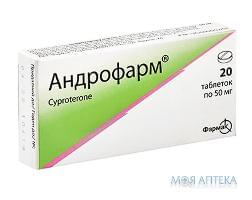Андрофарм таблетки по 50 мг №20 (10х2)