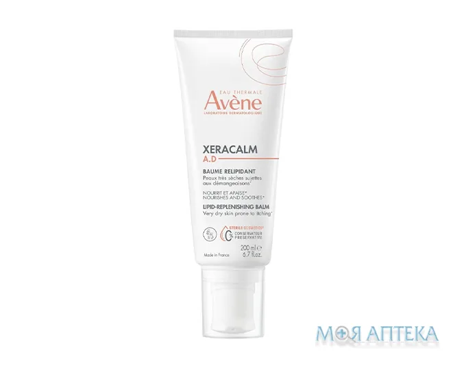 Avene (Авен) Xeracalm A.D. (Ксеракальм А.Д.) бальзам ліпідовідновлюючий для сухої, схильної до атопії або свербежу шкіри 200 мл