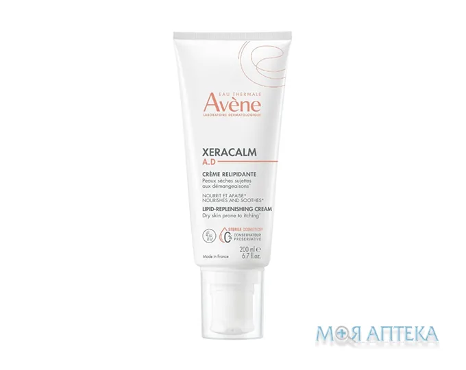 Avene (Авен) Xeracalm A.D. (Ксеракальм А.Д.) крем ліпідовідновлюючий для сухої, схильної до атопії або свербежу шкіри 200 мл