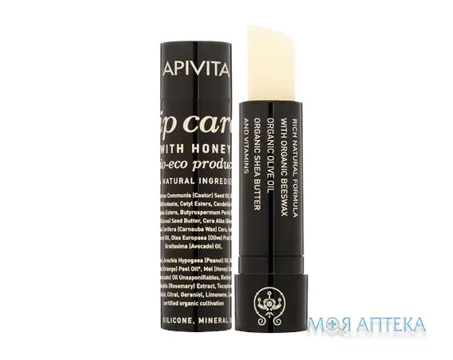 Apivita Bio-Eco (Апівіта Біо-Еко) Бальзам для губ з медом 4,4 г