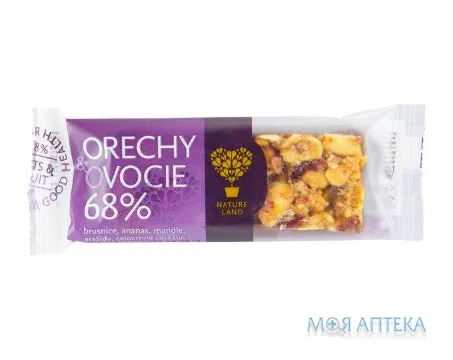 Батончик Орех С Брусникой 35 г