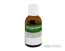 Борної Кислоти Розчин Спиртовий р-н спирт. д/зовн. заст. 2% фл. 25 мл