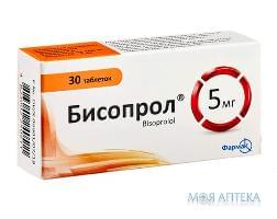 Бісопрол  Табл 5 мг н 30