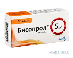 Бісопрол табл. 5 мг блистер №30