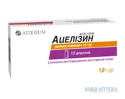 Ацелізин порошок для р-ну д/ін. по 1,0 г у флак. №10