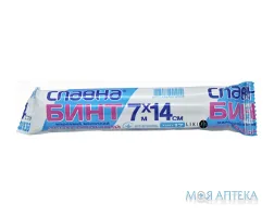 Бинт Марлевий Медичний Славна Стерильний 7 м х 14 см, тип 17 №1