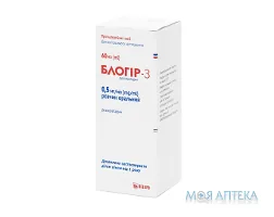 Блогір-3 розчин ор., 0,5 мг/мл по 60 мл у флак.
