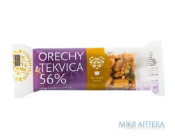 Батончик Горіх з гарбузовим насінням 40 г