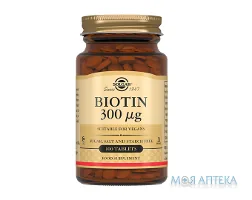 Солгар (Solgar) Біотин табл. 300 мкг №100