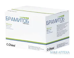 Брамітоб р-н д/інг. 300 мг/4 мл амп. 4 мл, стрип №56