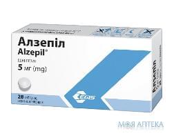 Алзепил таблетки, в / о, по 5 мг №28 (14х2)