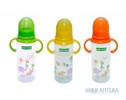 Пляшка скляна Baby Team (Бебі Тім) 1411 с силикон. соской, 250 мл