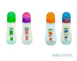 Бутылочка стеклянная Baby Team (Беби Тим) 1412 с силикон. соской, 250 мл