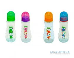 Пляшка скляна Baby Team (Бебі Тім) 1412 с силикон. соской, 250 мл