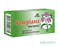 Валеріана Екстракт табл. 0,1 г №100
