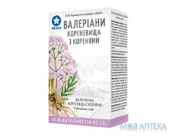 Валеріани Кореневища З Корінням 1,5 г фільтр-пакет №20