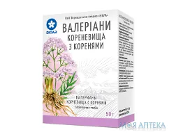 Валеріани Кореневища З Корінням 50 г пачка, з внутр. пакетом