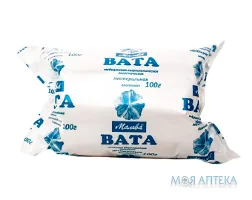 Вата Медична Гігроскопічна гігієнічна 100 г, н/стер.