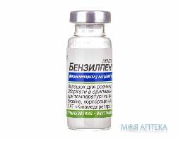 Бензилпенициллин пор. д/п ин. р-ра 1млнЕД фл.