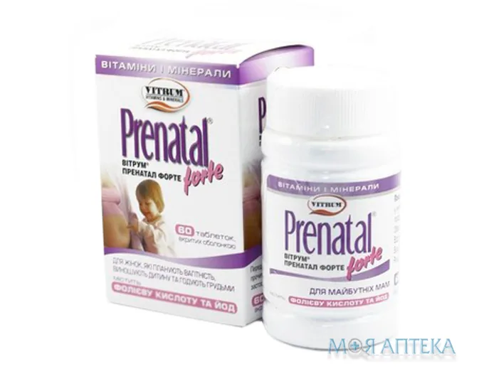 Вітрум Пренатал Форте табл. п/о фл. №60