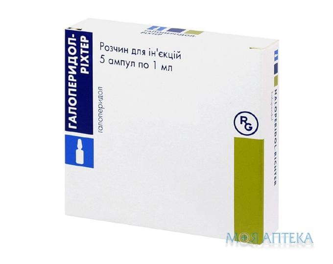 Галоперидол-Рихтер р-р д/ин. 5 мг амп. 1 мл №5