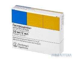 Гастроцепін р-н д/ін. 10 мг амп. 2 мл №5