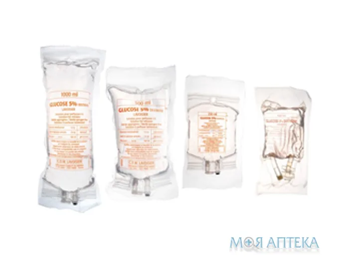 Глюкоза р-н д/інф. 5% контейнер 500 мл