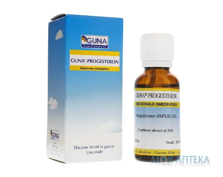 Гуна-Прогестерон крап. орал. фл.-крапельницею 30 мл, у пачці №1