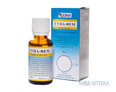 Гуна-Фем кап. орал. фл.-капельн. 30 мл №1