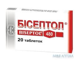Бісептол таблетки, 400 мг/80 мг №20 (20х1)