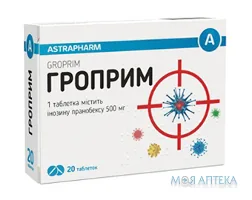Гроприм табл. 500 мг блистер №20