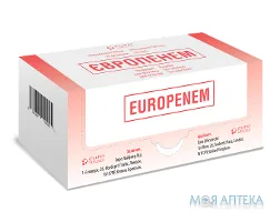 Європенем пор. д/п ін. р-ну 500 мг фл. №10