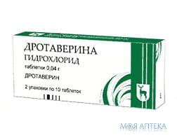 дротаверин таб. 40 мг №20 (ГНЦЛС/Здоровье)