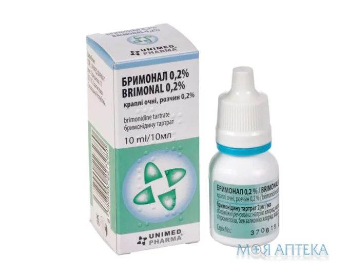 Бримонал краплі оч., р-н 0,2 % по 10 мл у флак.-крап.