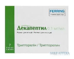 Декапептил р-р д/ин. 0,1 мг шприц 1 мл №7