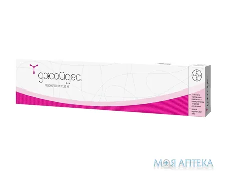 Джайдес в/мат. сист. з левоноргестрелом 13,5 мг блістер, в пачці №1