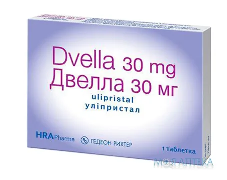 Двелла табл. 30 мг блистер №1