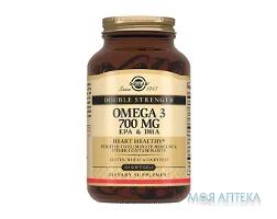 Солгар (Solgar) Подвійна Омега-3 700 мг ЕПК і ДГК капс. 700 мг №60