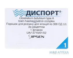 Диспорт пор. д/р-ну д/ін. 300 ОД фл. №1