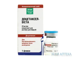 Доцетаксел-Віста конц. д/р-ну д/інф. 20 мг/мл фл. 1 мл №1