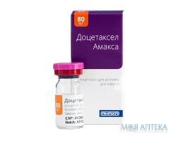 ДОЦЕТАКСЕЛ АМАКСА концентрат для р-ну д/інф. 20 мг/мл по 4 мл №1 у флак.