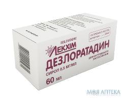 Дезлоратадин сироп 0,5 мг / мл банка 60 мл №1