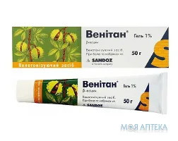 Венітан гель 1 % по 50 г у тубах